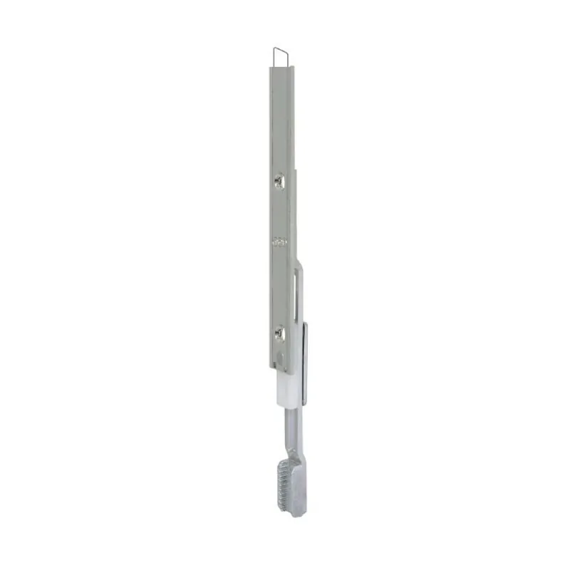 Terminale superiore A50193.02.DX Artech AGB per ante a bandiera, mano destra, lunghezza 125 mm, puntale uscita 11 o 15 mm, Acciaio finitura Silver Beperkte Voorraad