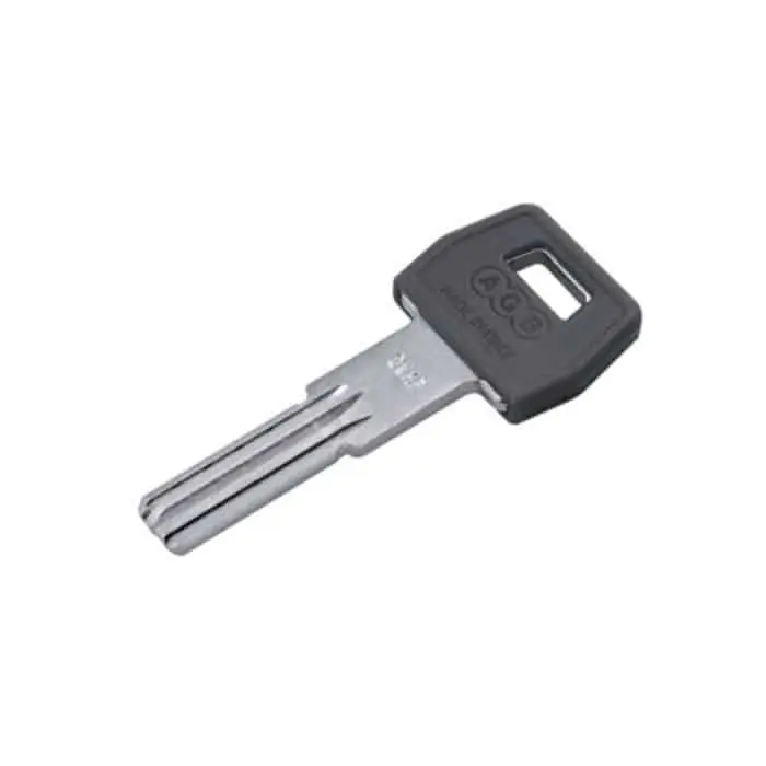 Chiave grezza CE4306.06.06 AGB U-Tech PS per cilindro, collo corto, dimensioni 61x29,5 mm, materiale Ottone Finale Uitverkoop