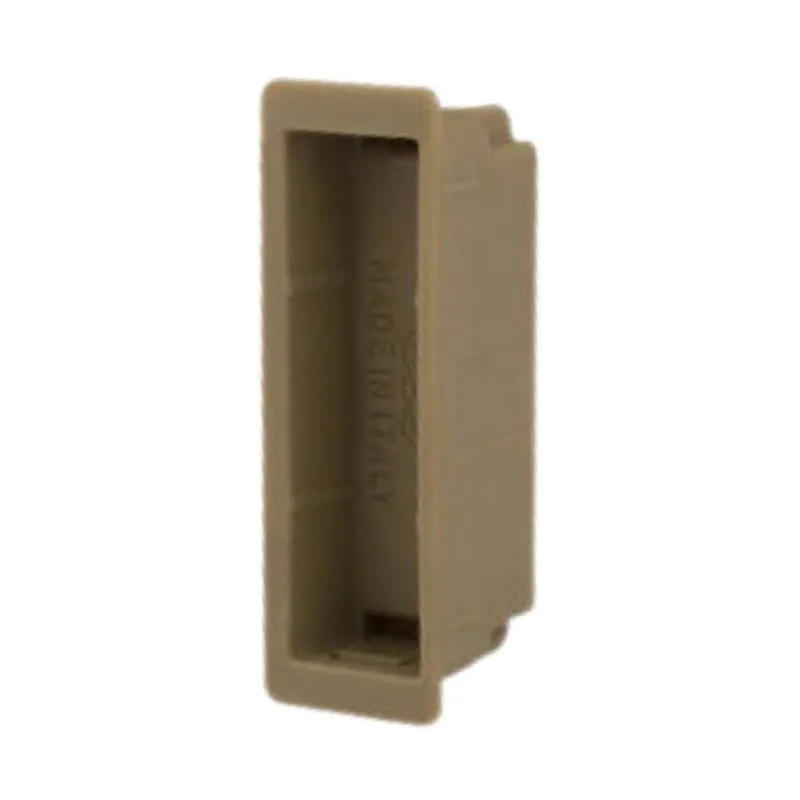 Direct Beschikbaar Vaschetta Easy-Fix Xt B02402.94 Agb per serratura Polaris, con magnete, dimensione 43,4x14 mm, bordo rettangolare, Plastica finitura Beige