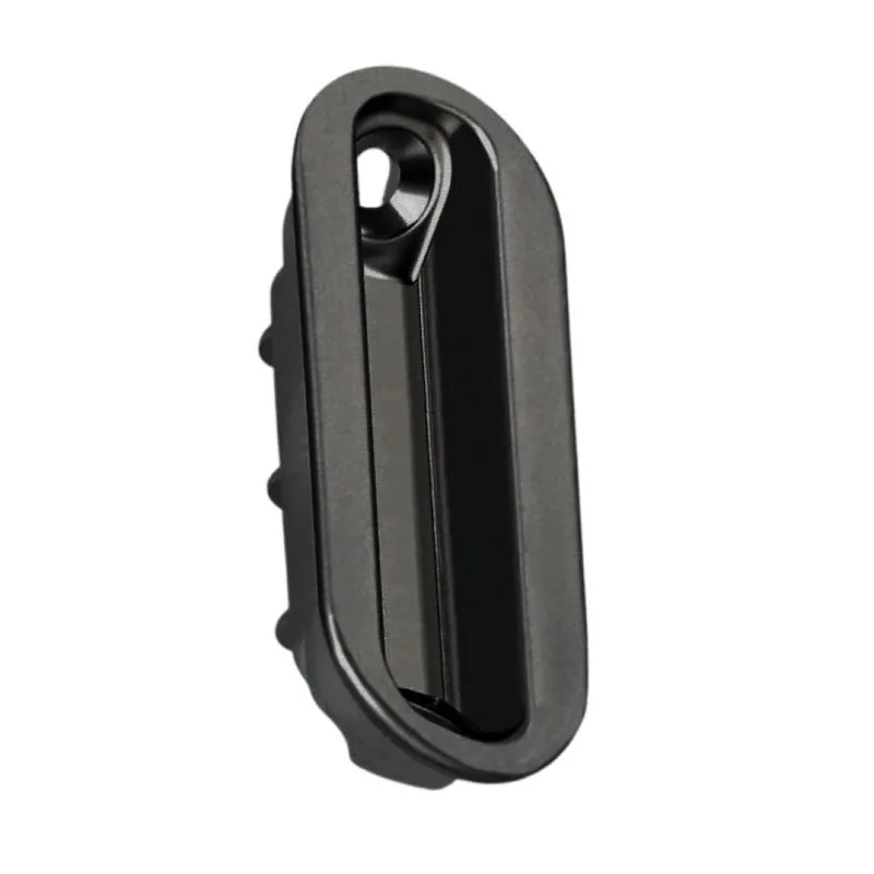 Incontro Minimal XT B02402.05 Agb per serratura Polaris, con magnete, dimensione 59,2x20 mm, bordo tondo, Plastica finitura Nero Opaco Goedkoop