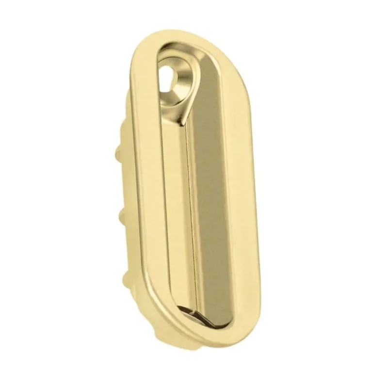 Actieprijs Incontro Minimal XT B02402.05 Agb per serratura Polaris, con magnete, dimensione 59,2x20 mm, bordo tondo, Plastica finitura Ottonato Verniciato