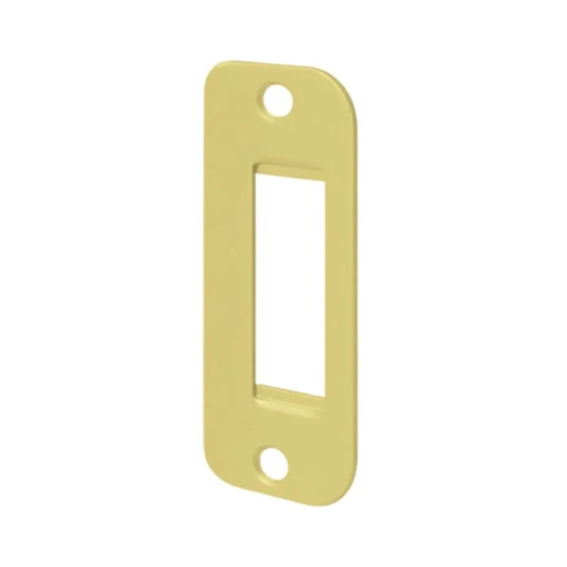 Incontro Easy-Fix B01402.30 Agb per porta filo da 40 mm, dimensione 82x34,5 mm, ala bordo stondato 12,9 mm, Acciaio finitura Ottonato Verniciato Weekendaanbieding