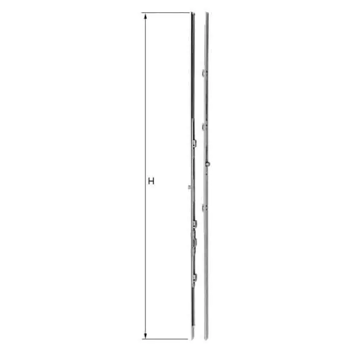 Weekendaanbieding Kit elementi collegamento orizzontale AGB, antieffrazione, lunghezza 1140 mm