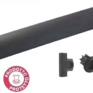 Gereduceerde Prijs Fermapersiana a molla universale Maxi 9470776 Torbel, Destro/Sinistro per persiana leva 180 mm, corsa 165 mm, finitura Nero Ral 9005