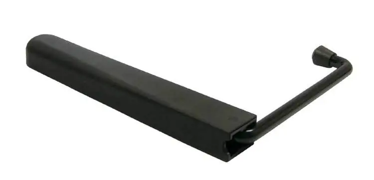 Snelle Levering Fermapersiana a molla universale 9470I8 Torbel, Destro/Sinistro per persiana leva 180 mm, corsa 120 mm, finitura Nero Ral 9005
