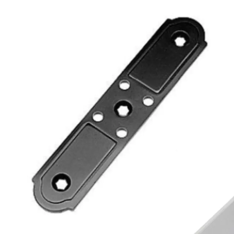 Weekendaanbieding Bandella verticale H00918.01 AGB Abaco per imposte, dimensione 140x28x3 mm, Acciaio finitura Silver Powerage