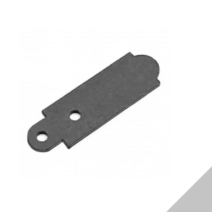 Spessore per fermo seconda anta Unica AGB H00603.03.21 Abaco, spessore 3 mm, finitura Silver Powerage Superprijs