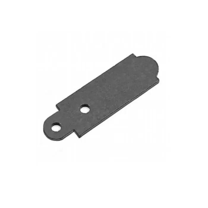 Spessore per fermo seconda anta Unica AGB H00604.03.93 Abaco, spessore 4 mm, finitura Black Powerage Betrouwbaar