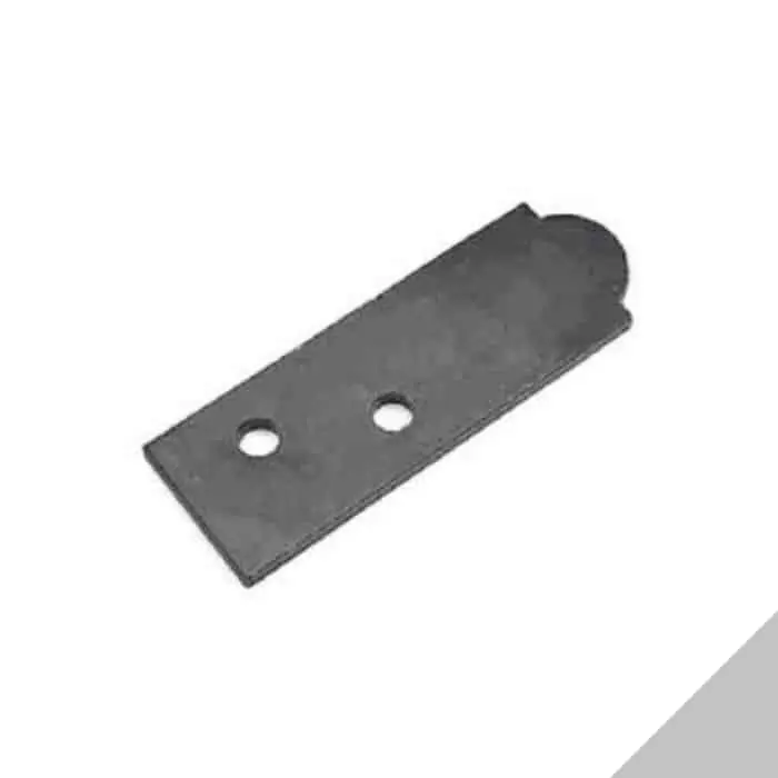 Beperkte Voorraad Spessore per incontro seconda anta AGB H00901.37.21 Abaco, spessore 3 mm, finitura Silver Powerage