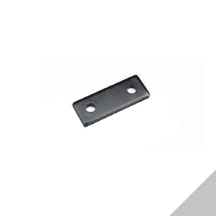 Spessore per guida asta e ganci di chiusura AGB H00901.38.21 Abaco, spessore 3 mm, finitura Silver Powerage Goedkoop