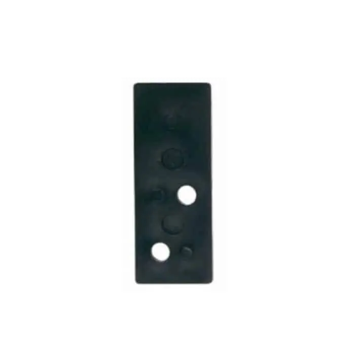 Op = Op Spessore 4 mm Torbel Europa per incontro maniglia, finitura Nero