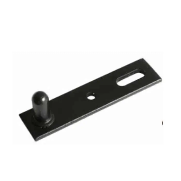 Perno su piastra lunga regolabile Torbel Europa, lunghezza 110 mm, finitura Nero Express Levering