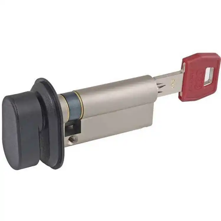 Mezzo cilindro 5000PS Ariete CA7516.10.45 AGB, pomolo-chiave, lunghezza 65 mm (P15/50), finitura Nichelato Opaco Beste Prijs