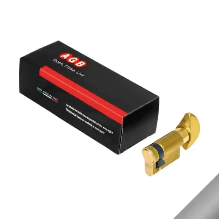 Tijdelijk Beschikbaar Mezzo cilindro con pomolo 600 Agb profilo Standard C63116.50.05, lunghezza 65 mm (P55/10), finitura Nichelato Opaco