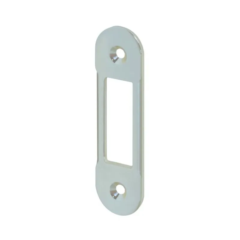 Incontro Easy-Matic B01402.90 Agb per serratura solo scrocco, dimensione 82x22 mm, registrabile 1,5 mm, bordo tondo, Acciaio finitura Cromato Opaco Betaalbaar