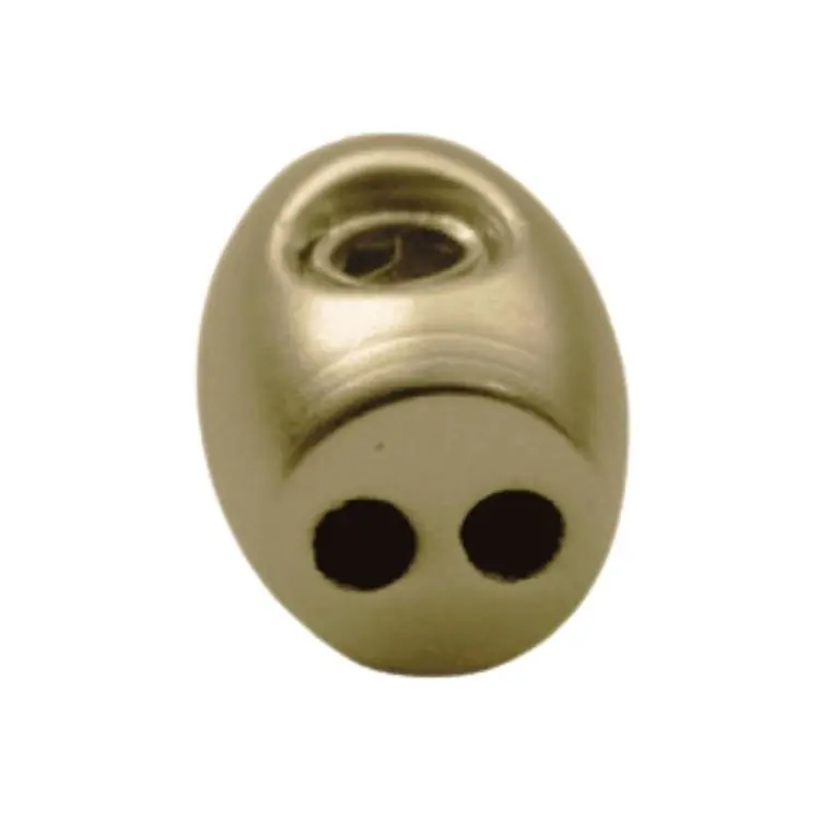 Morsetto oliva MF10200BKT Tahuma per cappio, per sistema fissaggio quadri, finitura Ottone Grezzo Hoge Kwaliteit