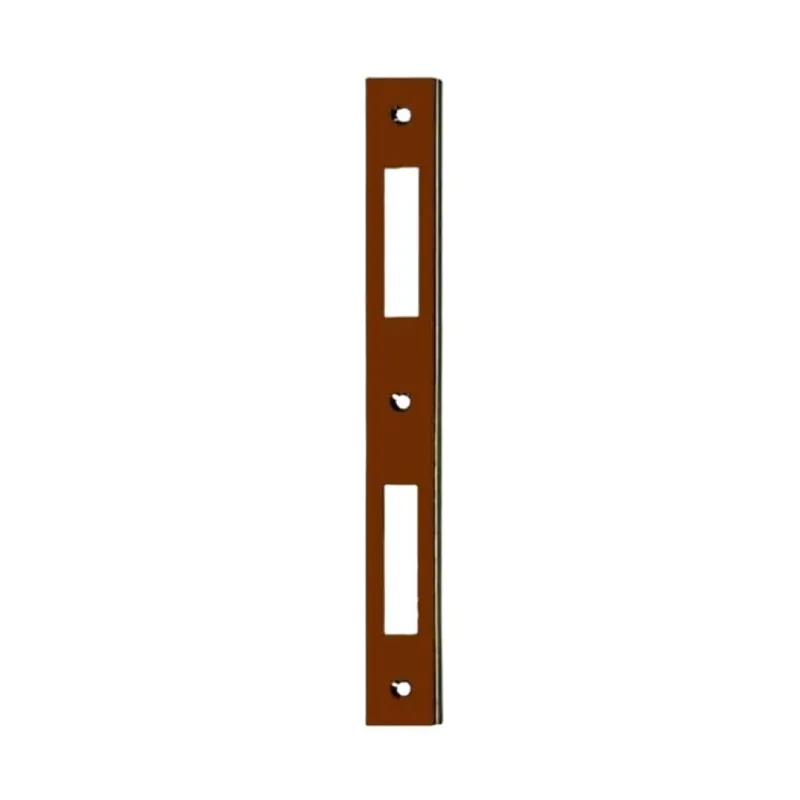Incontro B00590.17 Agb per serratura Sicurezza, dimensione 194x25x8,5 mm, bordo quadro ad angolo, Acciaio finitura Bronzato Verniciato Gereduceerde Prijs