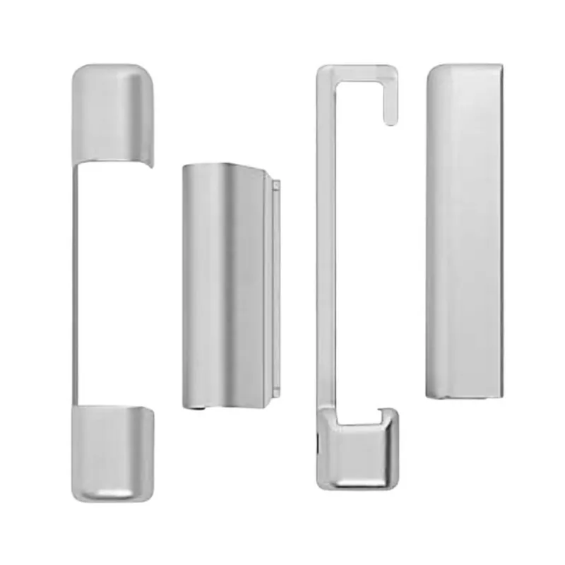 Koop Online Kit copertura A51301.02.21 Artech AGB per ferramenta anta in legno, lato Sinistro superiore e inferiore, Abs finitura Argento