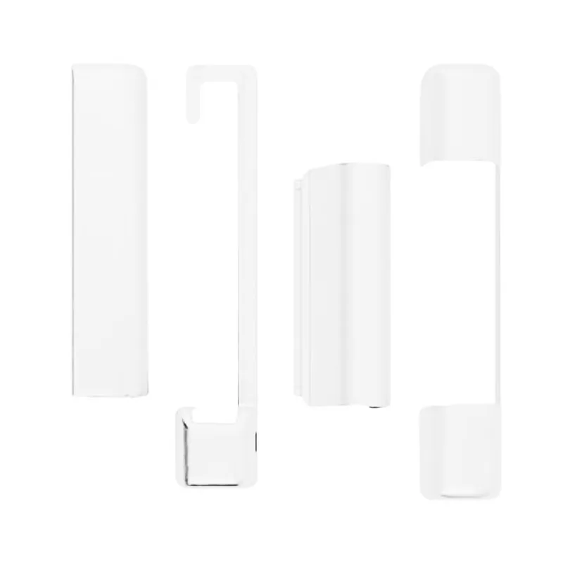 Kit copertura A51301.01.91 Artech AGB per ferramenta anta in legno, lato Destro superiore e inferiore, Abs finitura Bianco Ral 9010 Direct Beschikbaar