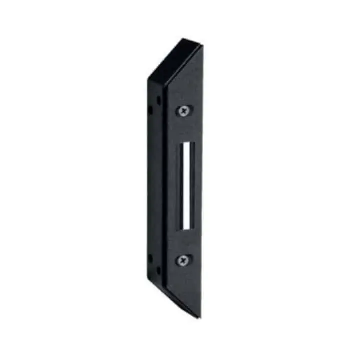 Merkproduct Incontro per gancio Ariete H33001.01.99 Agb, per imposta a doppia anta, regolabile, finitura Black Powerage
