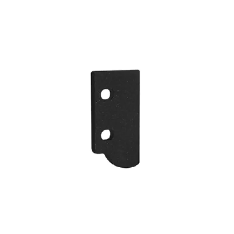 Adattatore guidapuntali H32306.00.99 AGB per profilo PVC e Alluminio, spessore 3 mm, finitura Black Powerage Uitverkoop