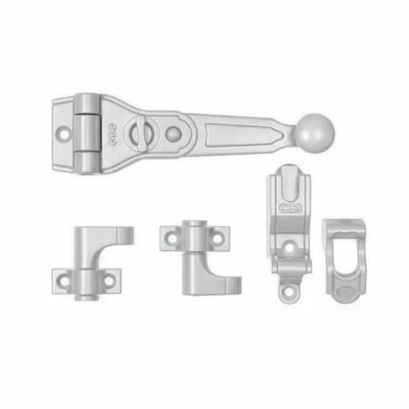Spagnoletta Unica AGB H00903.15.21 Abaco, confezione base per 1 e 2 ante, spessore 0 mm, finitura Silver Powerage Premium
