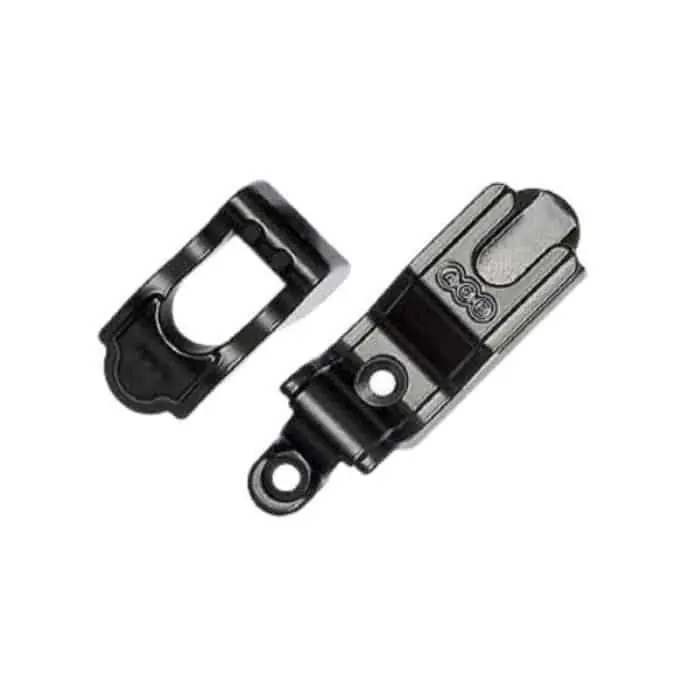 Rechtstreeks Van De Fabrikant Fermo maniglia serie Unica AGB H00901.72.93 Abaco, spessore 7 mm, finitura Black Powerage