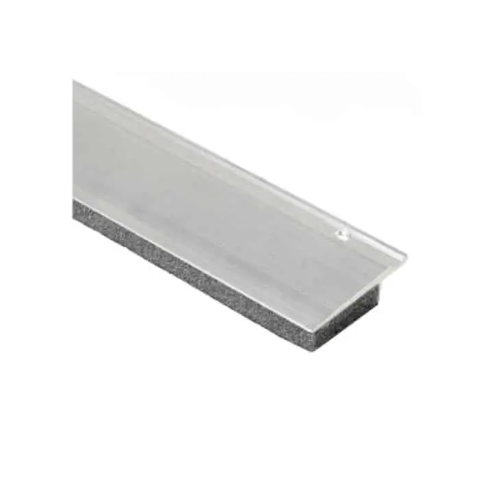 Profilo AGB di chiusura superiore, serie Climatech, lunghezza 3000 mm, colore argento Seizoensaanbieding