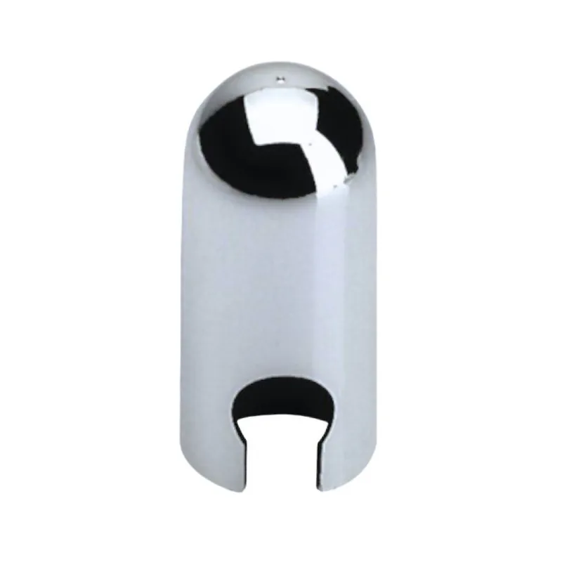 Lage Kosten Copertura bombata E00137 AGB per cerniera anuba diametro 14 mm, altezza 33 mm, Abs finitura Argento