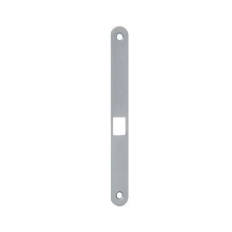 Bestseller Incontro per serratura a gancio Scivola T AGB per seconda anta, dimensioni 16x168 mm, bordo tondo, materiale Acciaio, finitura Cromato opaco