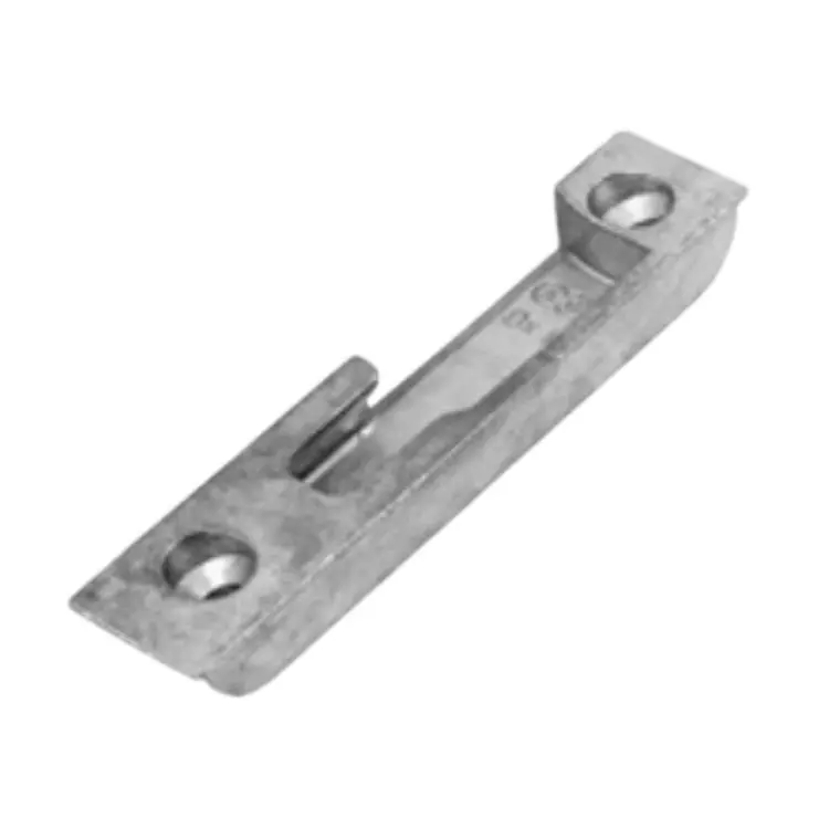 Incontro Nottolino a Fungo W99612.01.31 AGB per Sicurtop, dimensioni 65x18x9,5 mm, Sinistro aria 4 , finitura Argento Veilige Betaling