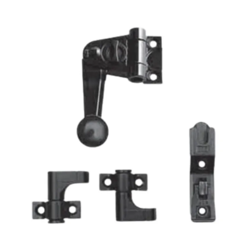 Spagnoletta ridotta AGB H00901.19.93 Abaco, confezione base per 2 ante, spessore 0 mm, finitura Black Powerage Beste Prijs
