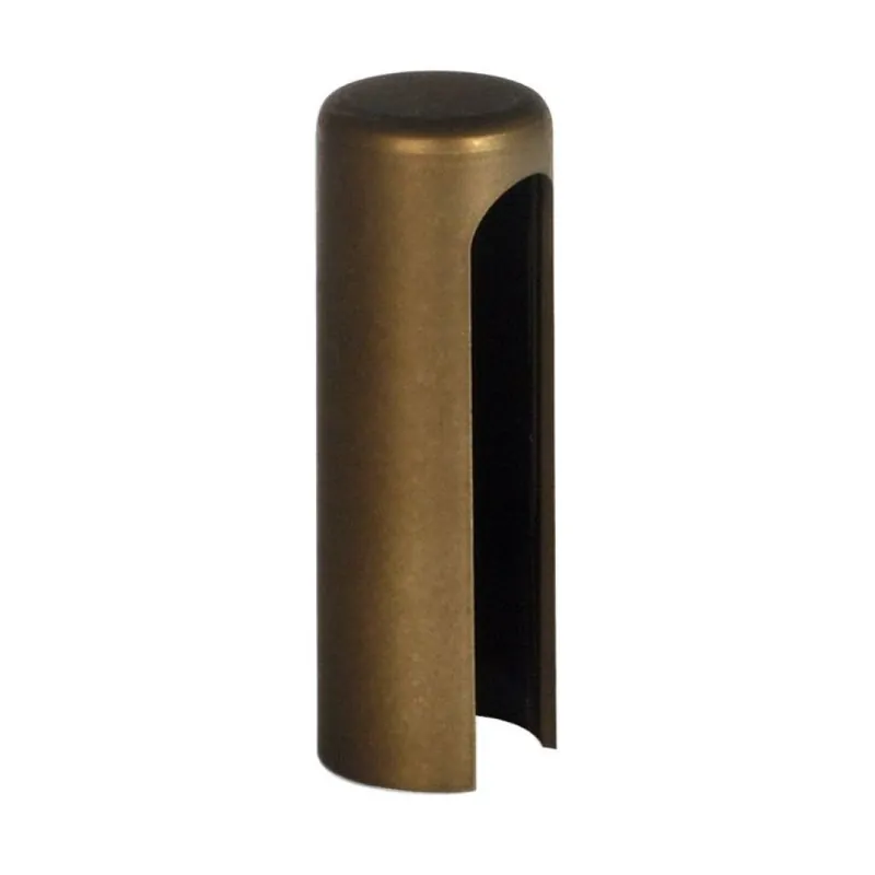 Seizoensaanbieding Copertura piana E01151 AGB per cerniera registrabile 3D, diametro 16 mm, altezza 47,5 mm, Abs finitura Bronzato Chiaro