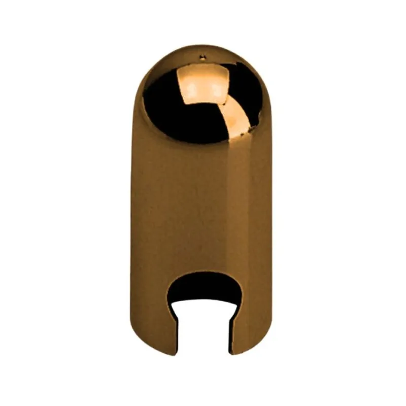 Copertura bombata E00137 AGB per cerniera anuba diametro 14 mm, altezza 33 mm, Abs finitura Bronzato Chiaro Exclusieve Aanbieding