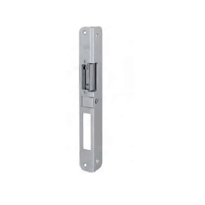 Populair Incontro elettrico B02604.02 AGB per serratura Opera SL e Sicurezza, ala totale, lato sinistro, ala totale dimensioni 25x250 mm, Acciaio finitura Cromato opaco