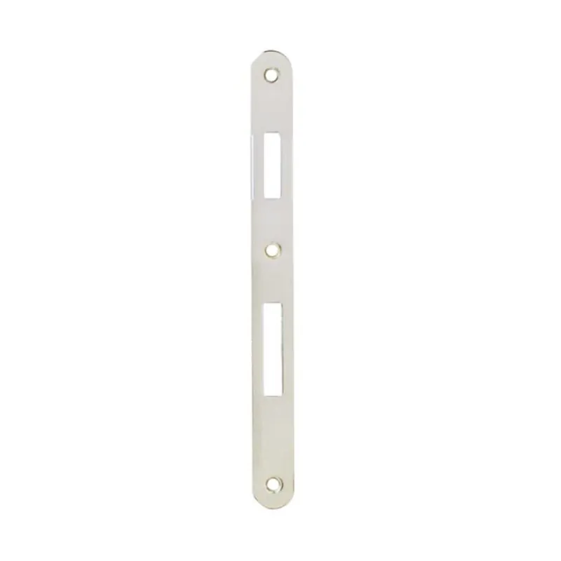 Incontro B00590.43 Agb per serratura Sicurezza, dimensione 238x20 mm, bordo tondo, Acciaio finitura Cromato Opaco Shop Nu