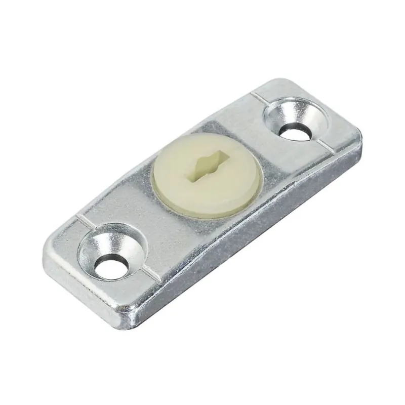 Incontro di sollevamento A48010.05.38 Artech AGB per serramento ad arco e trapezio, dimensione 46x17x8 mm, aria 12 mm, interasse 9 mm, Zama finitura Argento Voordeelprijs