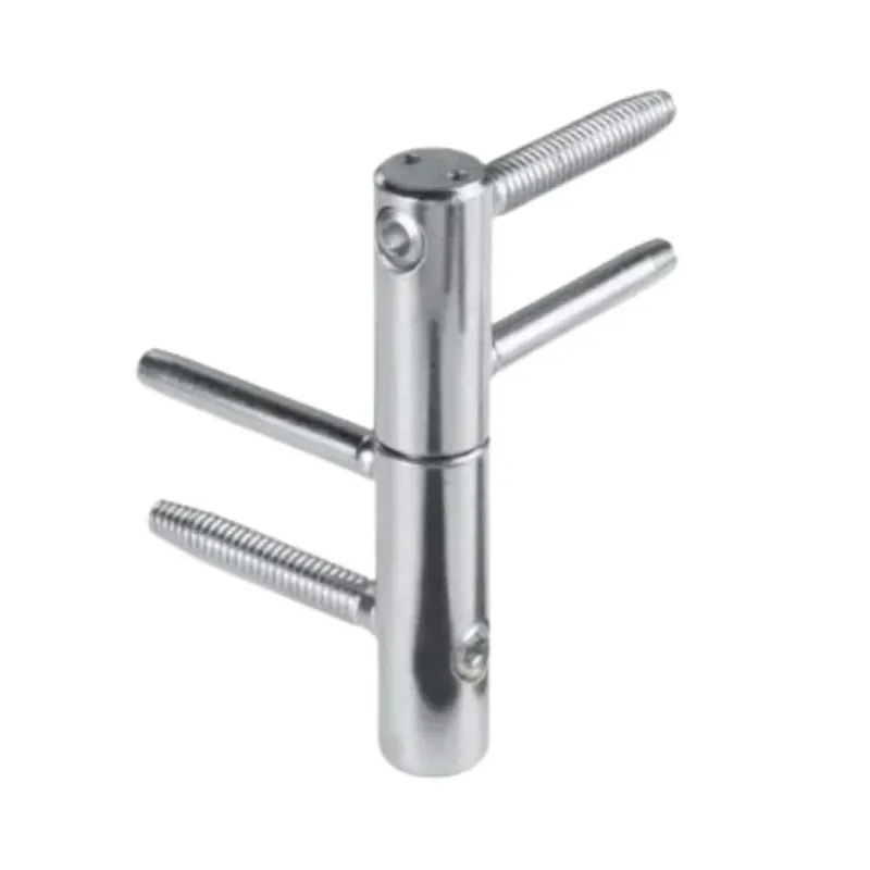 Cerniera registrabile Top E00150 AGB per porta in legno, diametro 20 mm, altezza 111 mm, Acciaio finitura Zinco Silver Actieprijs