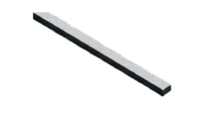 Koop Vandaag Guarnizione AGB espanso per binari, lunghezza 20 mm, in PVC Nero