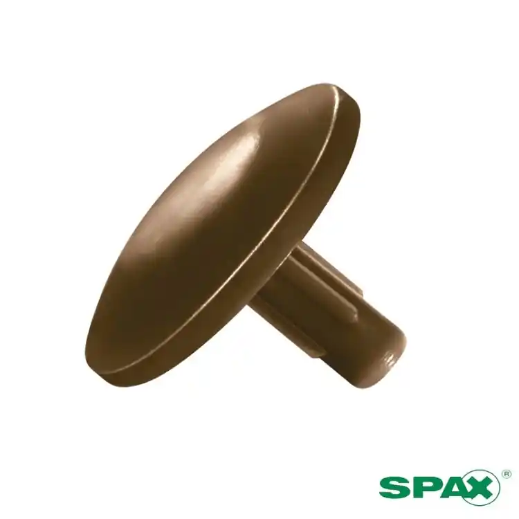 Cappuccio coprivite, per vite TPS Forata ABC Spax diametro 5-6 mm, finitura Mogano Shop Nu