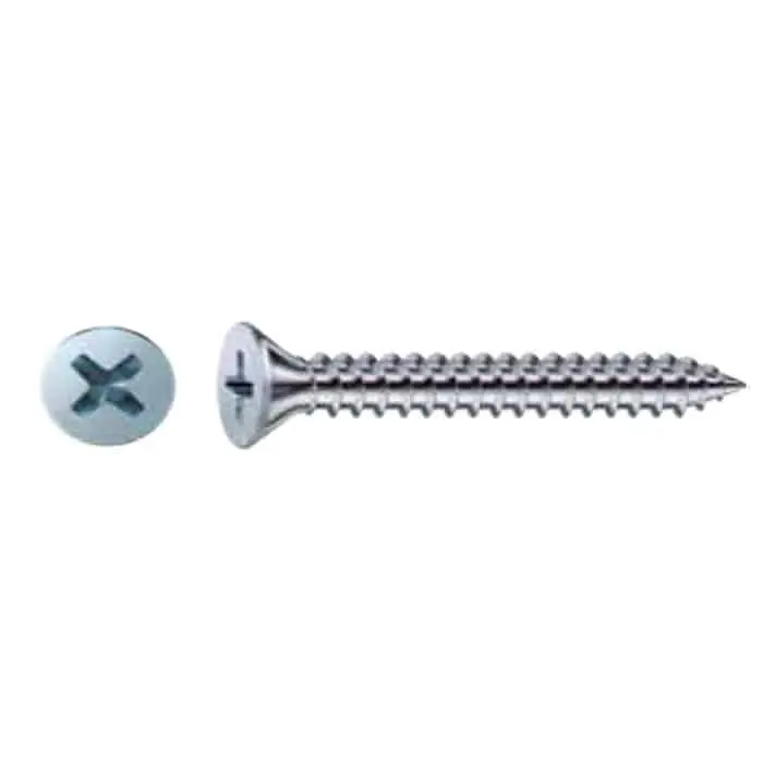 Vite autofilettante TPS per metallo, testa piana svasata, impronta PH 2, dimensioni 5,5x38 mm, finitura Zincata Flitsaanbieding