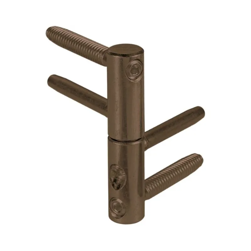 Cerniera registrabile 3D E01150 AGB per porta in legno, diametro 16 mm, altezza 82 mm, Acciaio finitura Bronzato Gereduceerde Prijs