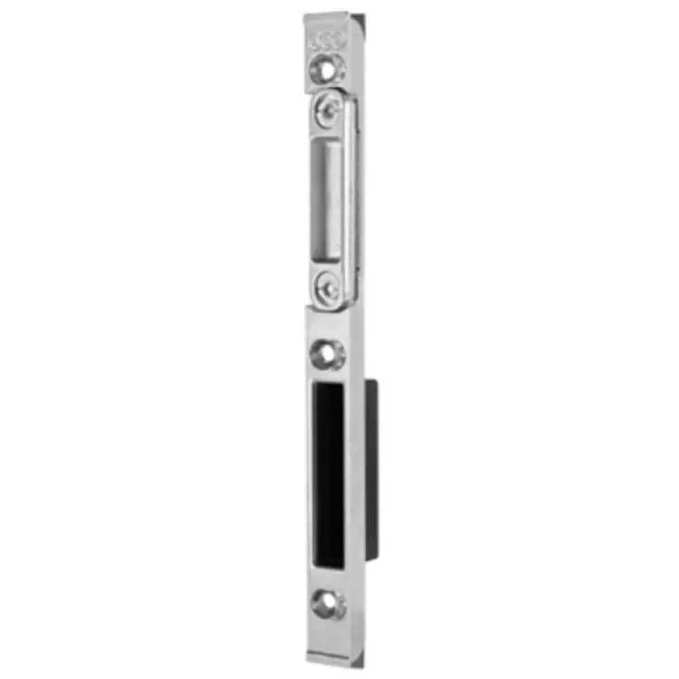 Incontro Scrocco+catenaccio W11692.05.01 AGB per Sicurtop, registrabile, dimensioni 216,5x18x8,5 mm, aria 4/12, finitura Argento Laatste Kans