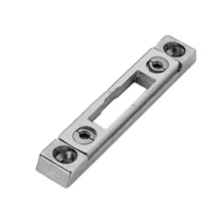 Uitverkoop Incontro Puntale F01697.06.13 AGB per Sicurtop, registrabile, dimensioni 102x17x8 mm, aria 12 mm, finitura Argento