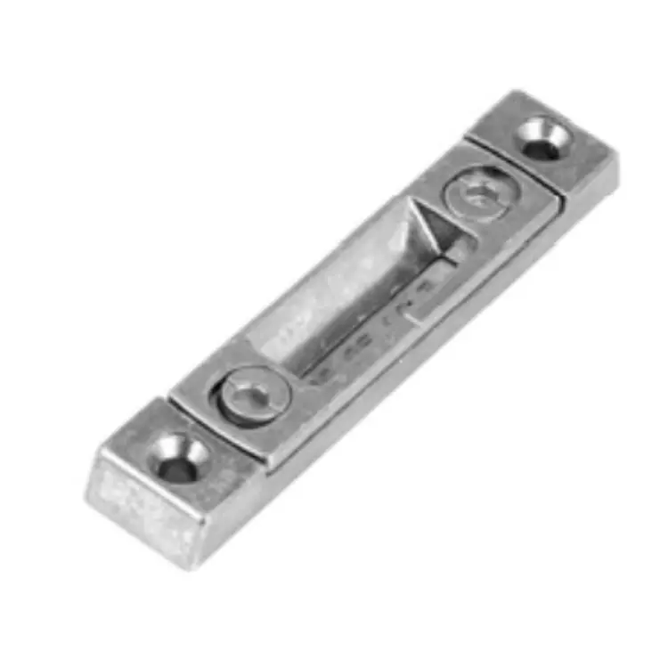 Fabrieksprijs Incontro Scrocco W01695.05.01 AGB per Sicurtop, registrabile, dimensioni 93x18x8,5 mm, aria 12, finitura Argento