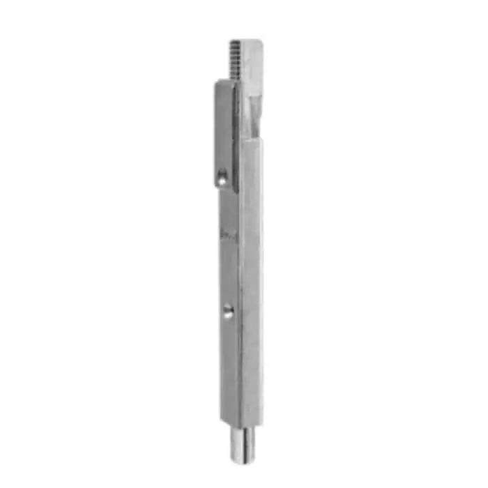 Favoriet Puntale inferiore F01690.00.01 AGB per Sicurtop, frontale 16 mm, lunghezza 130 mm, finitura Argento