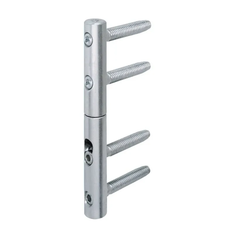Populair Cerniera registrabile Zenit E02150 AGB per porta in legno, diametro 16 mm, altezza 145 mm, Acciaio finitura Zinco Silver