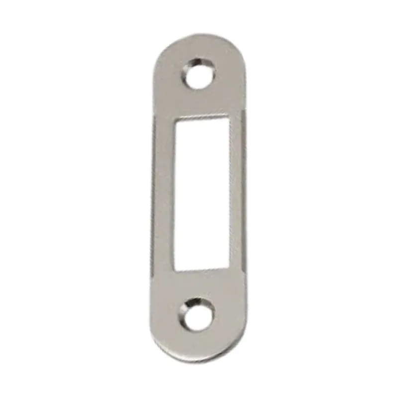 Incontro B01000.40 Agb per serratura Centro e Mediana solo scrocco, dimensione 82x22 mm, bordo tondo, centro falsato, Acciaio finitura Cromato Opaco Beste Prijs