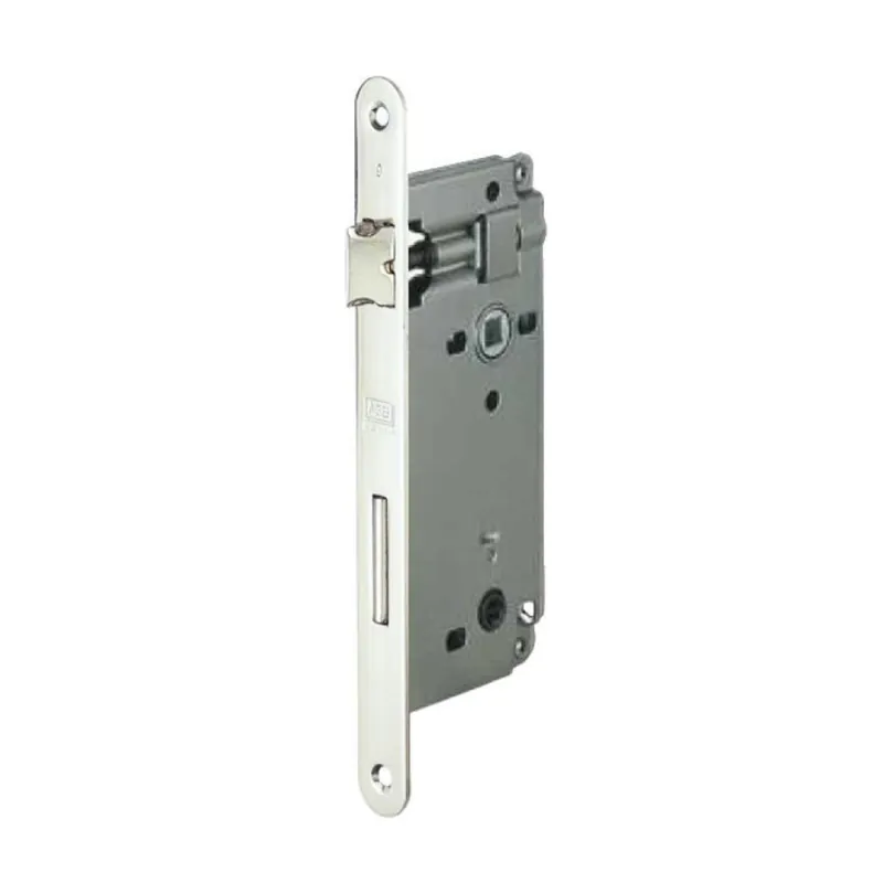 Serratura Patent Wc incasso B00598 Agb per porta da bagno, entrata 50 mm, interasse 90 mm, bordo tondo 238x18 mm, Acciaio finitura Nichelato Koop Vandaag