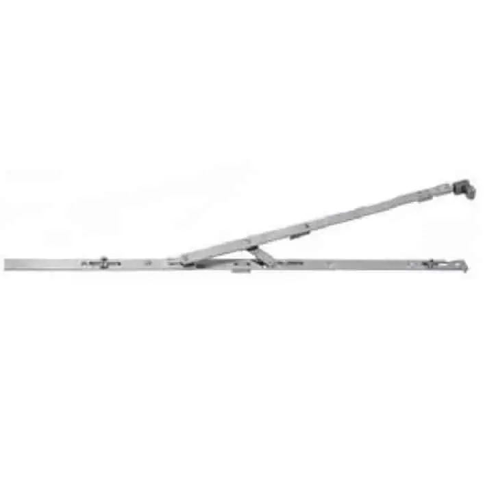 Koop Online Braccio forbice A40112.01.02 AGB per finestra trapezio DK, GR 02, aria 4 mm, battuta 15-18 mm, diametro 34x20 mm